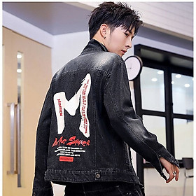 >> BÁO GIÁ ÁO KHOÁC JEANS NAM IN CHỮ SAU LƯNG CÓ NÓN PHONG CÁCH,CÁ TÍNH MANLY | Shopee Lazada Sendo Tiki mới nhất 110 Áo khoác jeans nam Muidoi A816 xám đen in hình nổi bật, phong cách cá tính, phù hợp với mọi dịp