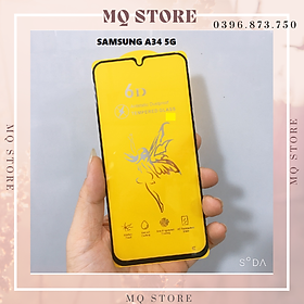 Mua Kính cường lực dành cho Samsung a14/ a24/ a34 /A54 5g full màn hình 6D thiên thần cao cấp