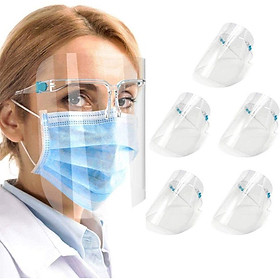 Combo 10 cái Kính chống giọt bắn Face Shield loại gọng & mặt nạ