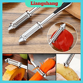 Mua Nạo rau củ quả InoxFREESHIPNạo quả cao cấp đa năng 4 in 1 (Nạo vỏ và bào sợi)