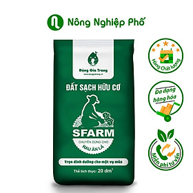 Mua Bao 20 dm3 Đất sạch hữu cơ Sfarm chuyên dùng cho rau ăn lá