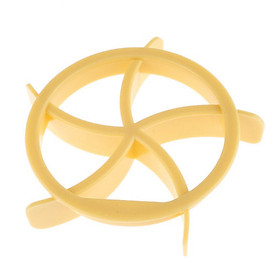Pastry Cutter Bread Mold Eco-Friendly Yellow PVC Birthday Cookie