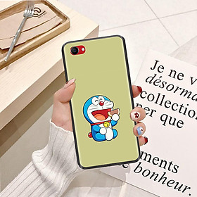 Ốp lưng điện thoại Oppo F7 Youth viền silicon dẻo TPU  hình Doremon Dễ Thương - Hàng chính hãng