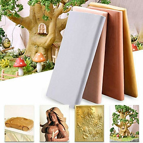 1kg đất Sáp dầu nặn tượng điêu khắc màu xám loại cứng