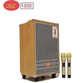 Mua Loa karaoke di động JBZ 1203 hát karaoke cực hay  kèm 2 micro nhôm UHF không dây - Hàng Nhập Khẩu