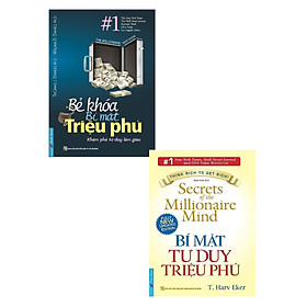 Hình ảnh Combo Bí Mật Tư Duy Triệu Phú + ​Bẻ Khóa Bí Mật Triệu Phú (Bộ 2 Cuốn)