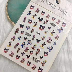 Nail art sticker, sticker dán móng, phụ kiện trang trí móng