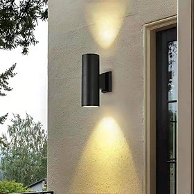 Mua ĐÈN LED HẮT TƯỜNG TRỤ TRÒN 2 ĐẦU GẮN TƯỜNG  HÀNG CHỐNG NƯỚC