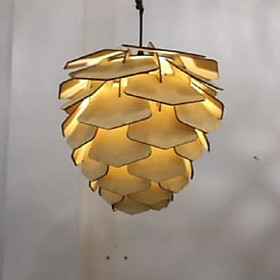 Mua Đèn gỗ thả trần CAO CẤP hiện đại sang trọng chất liệu gỗ trang trí cho phòng khách nhà căn hộ decor nhà quán cafe
