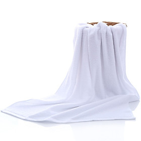 Khăn tắm cao cấp màu trắng dùng cho gia đình, khách sạn, homestay