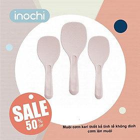 Mua Muỗng Xới Cơm Chống Dính  Thìa Xới Cơm Đế Đứng Sendai inochi Cao Cấp Tiêu Chuẩn Nhật Kháng Khuẩn