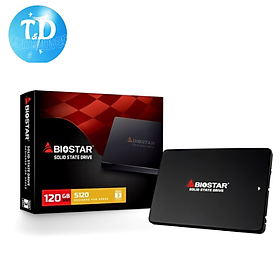 Ổ cứng SSD Biostar 120GB S120 2.5 Sata III - Hàng chính hãng Digiworld