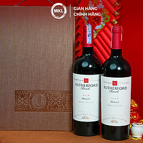 COMBO 2 Rượu Vang Đỏ Rutherford Ranch Napa Valley Merlot 750ml 14.5% - Mỹ - Hàng Chính Hãng