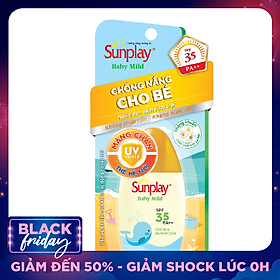 Sữa Chống Nắng Cho Bé Và Da Nhạy Cảm Sunplay Baby Mild SPF 35, PA++ (30g)