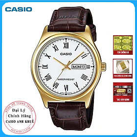 Đồng hồ nam dây da Casio MTP-V006GL-7BUDF