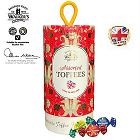 Kẹo bơ sữa Anh Walker Toffees 150g hộp ống - Assorted