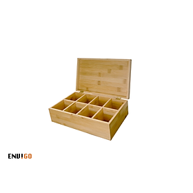 Mua Hộp gỗ vintage trang trí đựng đồ với 8 ngăn nhỏ tiện lợi