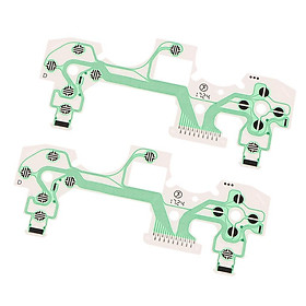 2Pack Conductive Film Keypad Flat Flex Ribbon Cable for  Controller