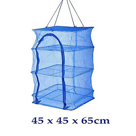 Lồng Phơi Thực Phẩm, Phơi Cá Khô Chống Ruồi Muỗi, Côn Trùng Bằng Lưới PE Dễ Dàng Vệ Sinh,Thu Gọn