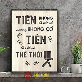 Tranh Động Lực gỗ treo tường slogan tạo động lực trang trí văn phòng làm việc công ty