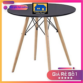 Mua Bàn tròn eames chân gỗ đan sắt  Bàn Làm Việc Bàn Ăn Cafe-Hàng Nhập Khẩu(CAM KẾT NHƯ HÌNH 100