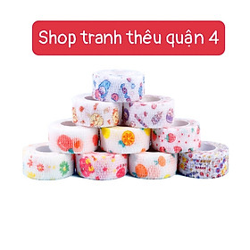 Mua Băng quấn tay  băng keo bảo vệ ngón tay khi thêu tranh chữ thập  1 cuộn dài 4 mét