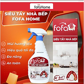 Tẩy Dầu Mỡ Tẩy Nhà Bếp FOFA HOME Làm Sạch Máy Hút Mùi Mặt Bếp Tường Gạch Ốp Chậu Rửa Bát An Toàn 3in1