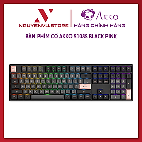Mua Bàn phím cơ AKKO 5108S Black Pink (Hotswap/RGB/Foam tiêu âm/AKKO CS Jelly Switch) - Hàng Chính Hãng