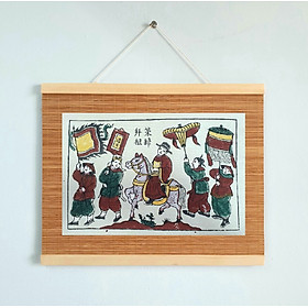 Mua Tranh Đông Hồ Vinh quy bái tổ - Tranh dân gian in thủ công - Dong Ho folk woodcut painting