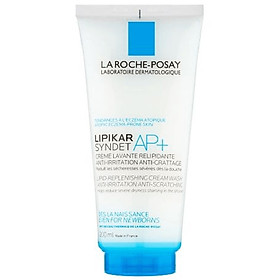 Sữa Rửa Mặt Và Tắm Cho Da Khô, Da Nhạy Cảm, Mẫn Ngứa La Roche-Posay Lipikar Syndet AP+ Cream (200ml)
