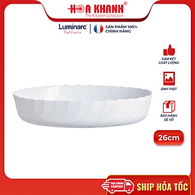 Khay Nướng Thuỷ Tinh Luminarc Smart Cuisine Trianon Tròn 26cm - P4021