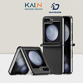 Bao Da Dành Cho Samsung Galaxy Z Flip 5 Dux Ducis Bril Series, Thời Trang, Cá Tính - HÀNG CHÍNH HÃNG