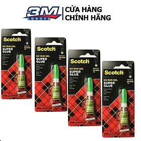 Bộ 3 chai keo dán giày, gỗ, nhựa đa năng siêu dính 3M Scotch 3M-3M-AD113