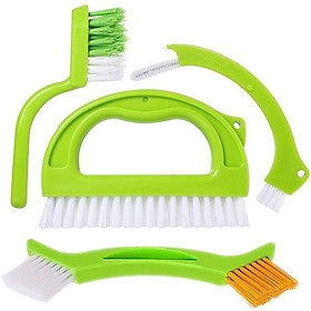 KIT CALIS Cleaning Brush 4 in 1 Tòa án Bàn chải và Ecrevasses Brush để làm sạch độ sâu của phòng tắm và sàn nhà bếp