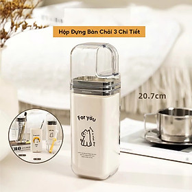 Hộp Đựng Bàn Chải Đánh Răng Đồ Dùng Du Lịch (Cao Cấp) - Hôp Đựng Kem Đánh Răng Du Lịch Phượt Dã Ngoại Văn Phòng