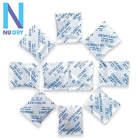 Mua Gói Hút Ẩm Silica Gel 2 GRAM NU DRY  ( Gian hàng chính hãng ) dùng cho thực phẩm quần áo dày dép đóng túi 1kg
