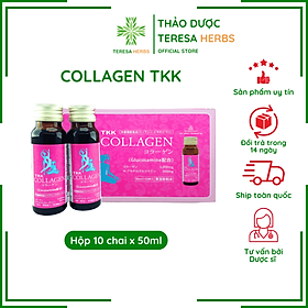 Hình ảnh Nước uống Collagen TKK Glucosamine Hộp 10 chai Giúp đẹp da, chắc xương