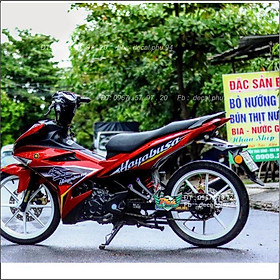 Tem Rời Exciter 150 Đỏ đen Hayabusa