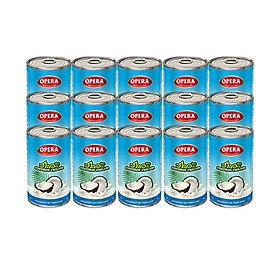 Combo 15 lon Nước Cốt Dừa Thái Hiệu Opera 165ML