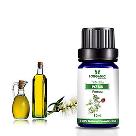 Tinh dầu pơ mu Lorganic 10ml/ Tinh dầu thiên nhiên nguyên chất/ Hương thơm ngọt ngào, ấm áp/ Giải tỏa căng thẳng, mệt mỏi, xua đuổi muỗi và côn trùng/ Thích hợp dùng với đèn xông và máy khuếch tán.
