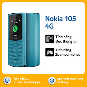 Hình ảnh Điện thoại Nokia 105 4G - Hàng chính hãng