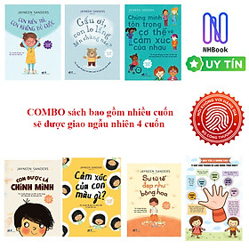 Combo 4Q: Phát Triển Trí Tuệ Cảm Xúc (Sách Kỹ Năng Sống Làm Chủ Cảm Xúc (EQ) / Kỹ Năng Giao Tiếp và Kỹ Năng Tư Duy Xúc Cảm cho bé) + Poster An Toàn Cho Con Yêu