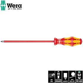 Mua Tua vít 4 cạnh cách điện dài 200m Wera 05006159001 162 i PH VDE PH2 x 200mm với Lasertip chống trượt