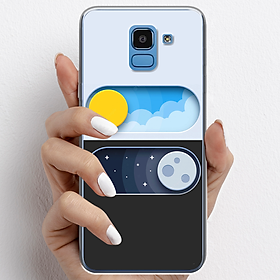 Ốp lưng cho Samsung Galaxy J6 2018, Samsung Galaxy J6 Plus nhựa TPU mẫu Ngày đêm