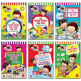 Bộ 6 cuốn Bé Thần Đồng Vào Lớp 1