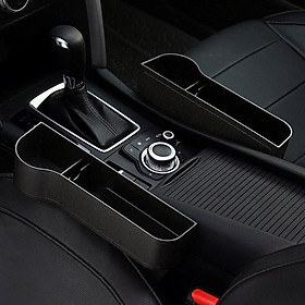 Car Storage Box Car Compartment Organizer ABS Seat Console Organizer Multifunctional Auto Accessories