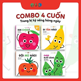 Combo Kỹ Năng Hàng Ngày (0 - 3 Tuổi) - 4 Cuốn