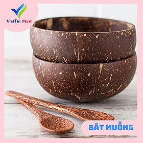 Bát Gáo Dừa Và Thìa Gỗ Tự Nhiên VIETTIN MART