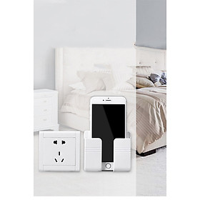 Mua Giá  Kệ Dán Tường Để Sạc điện thoại  Remote Đồ Dùng Giá Đỡ Sạc Điện Thoại Có Móc Treo Giữ Dây Điện