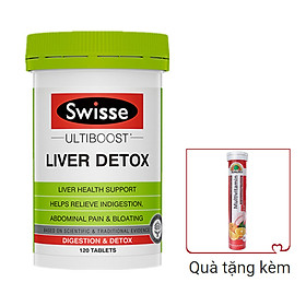 Viên Uống Hỗ Trợ Thải Độc Gan Swisse Liver Detox Úc 120 viên